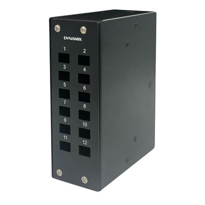 Picture of DYNAMIX 12 Port DIN Rail Fibre Enclosure LC Duplex / SC Simplex.