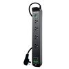 Picture of Raptor Master Switched 4 Way Surge Protected Powerboard
