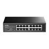 Picture of CUDY 16-Port Gigabit Managed Desktop Switch in Metal Case.
