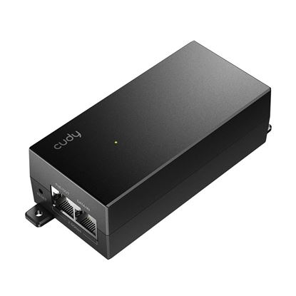 Picture of CUDY 30W 2.5Gbps PoE+/PoE Injector.