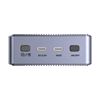 Picture of UNITEK SolidForce 20Gbps Dual Bay Raid M.2 SSD Enclosure.