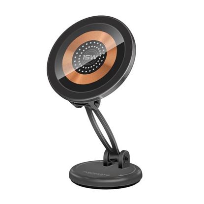 Picture of PROMATE SecureGrip 360 Cradleless 15W Qi Magnetic Wireless in-Car
