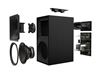 Picture of The Sevens 6.5" Powered Book Speakers Black
