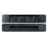Picture of DYNAMIX 2RU 19' Brush Cable Management Bar. Black Colour.