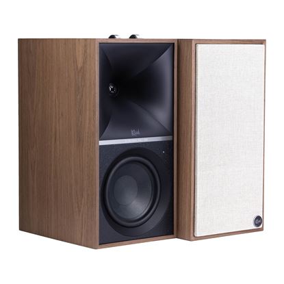 Picture of The Sevens 6.5" Powered Book Speakers Walnut