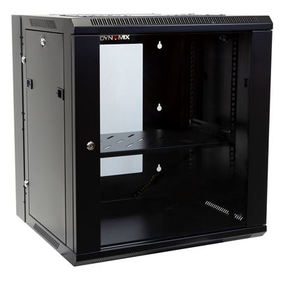 Picture of DYNAMIX 12RU Universal Swing Wall Mount Cabinet. Removable Rackmount