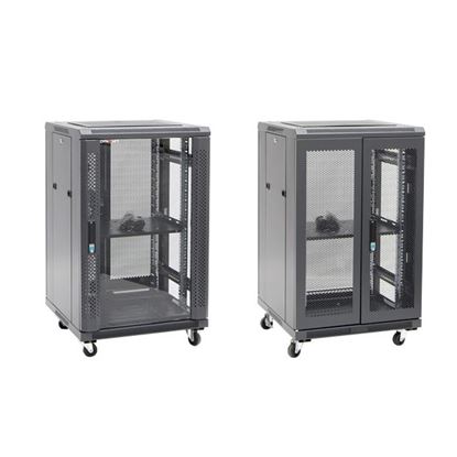 Picture of DYNAMIX 18RU Server Cabinet 600mm Deep (600 x 600 x1008mm). Incl. 1x