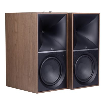 Picture of The Nines 8" Powered Bookshelf Speakers Walnut
