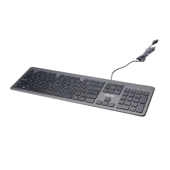 Picture of UNITEK 2.4G Wireless Keyboard Space Grey