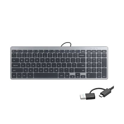 Picture of UNITEK 2.4G Small Wireless Keyboard Space Grey