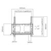 Picture of BRATECK 32'-55' Anti-Theft Heavy Duty Tilting TV Wall Mount Bracket.