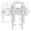 Picture of BRATECK 23'-42' Tilt wall mount bracket. Max Load 20Kgs. Supports